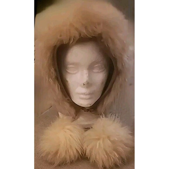 Vintage Tuscan‎ Italian Dyed Lamb Fur Winter Hat Made In Italy - Picture 1 of 13